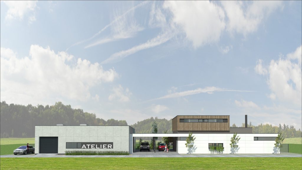 CLT drevodom s ateliérom Dobrohošť