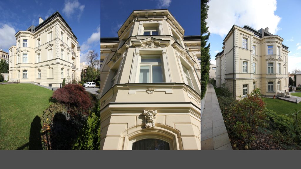 Rekonštrukcia mestskej vily Kuzmányho ulica pohľady