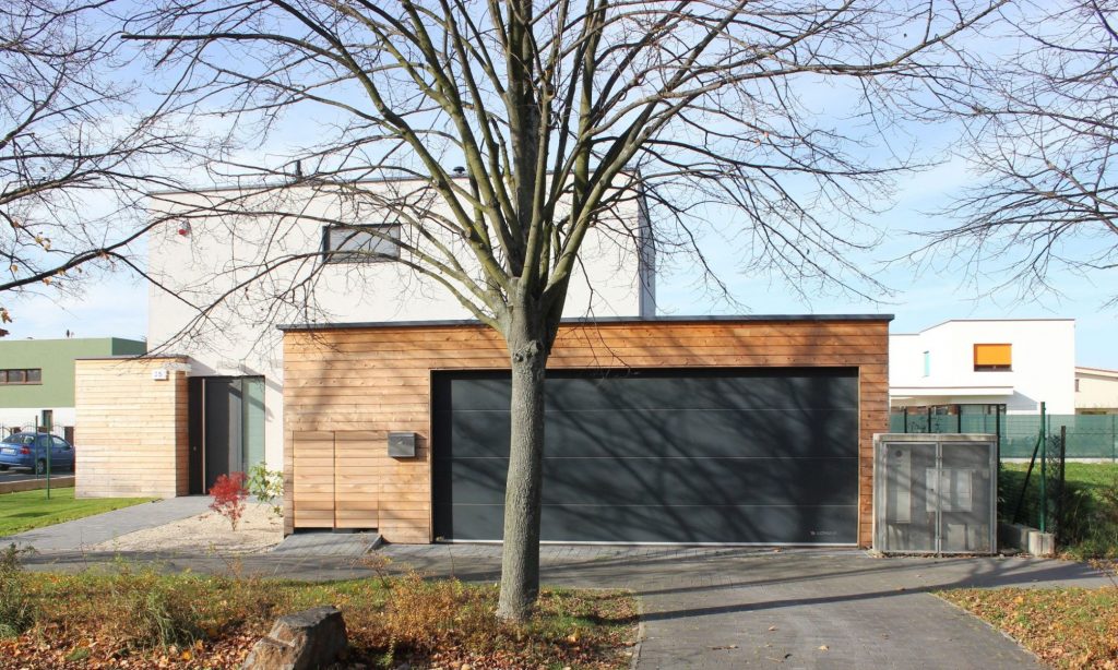 CLT drevodom Čuňovo pohľad na garáž