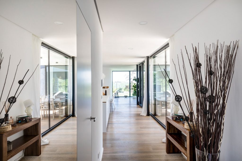 CLT rodinný dom Praha chodba