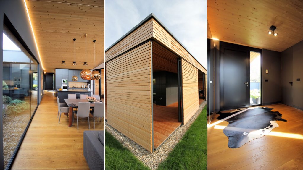 CLT drevodom detaily stavby