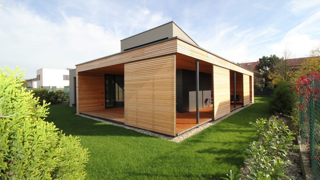 CLT drevodom Čuňovo terasa okolo dennej časti