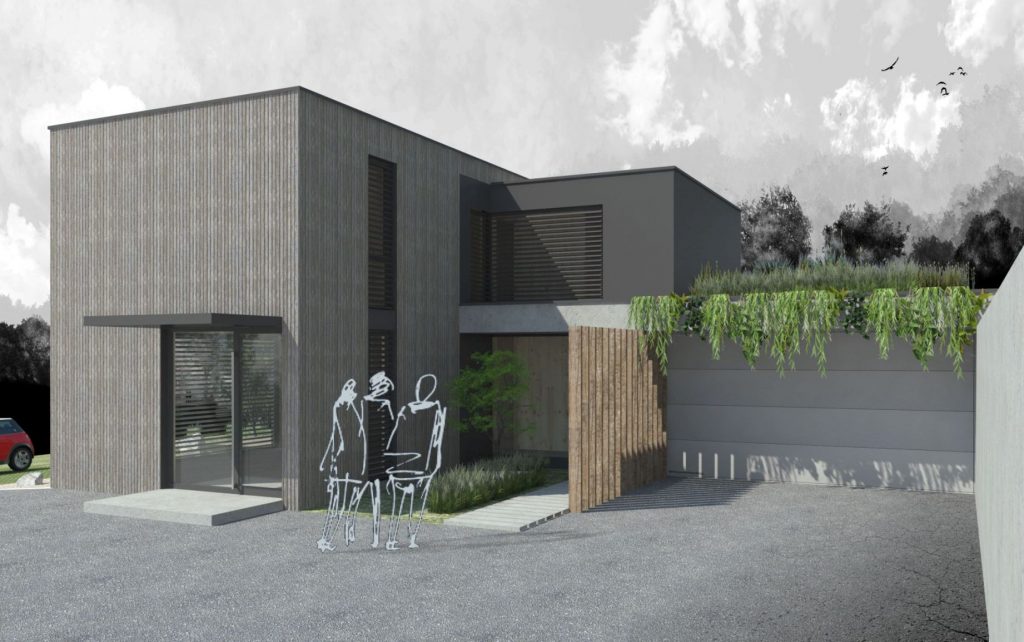 rodinný dom s ateliérom