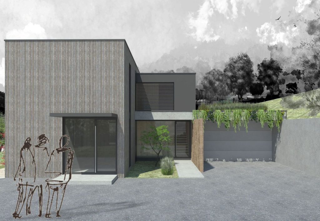 CLT rodinný dom a ateliér