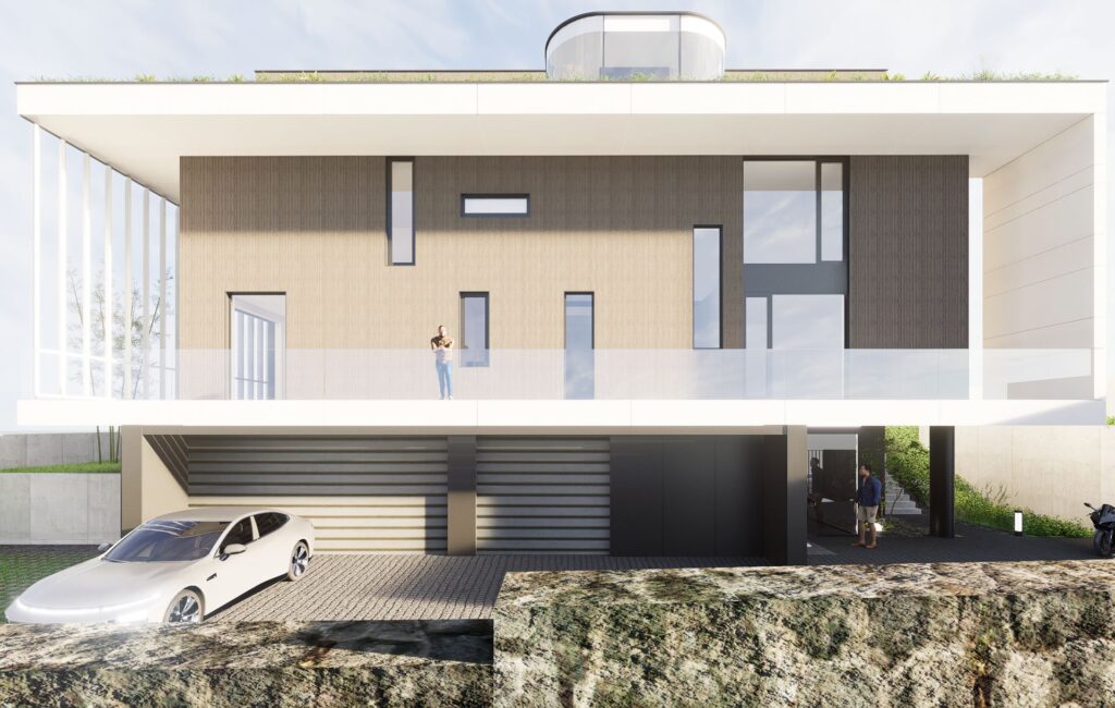 Vila, Staré mesto BA, uličná fasáda, atelier Peráček