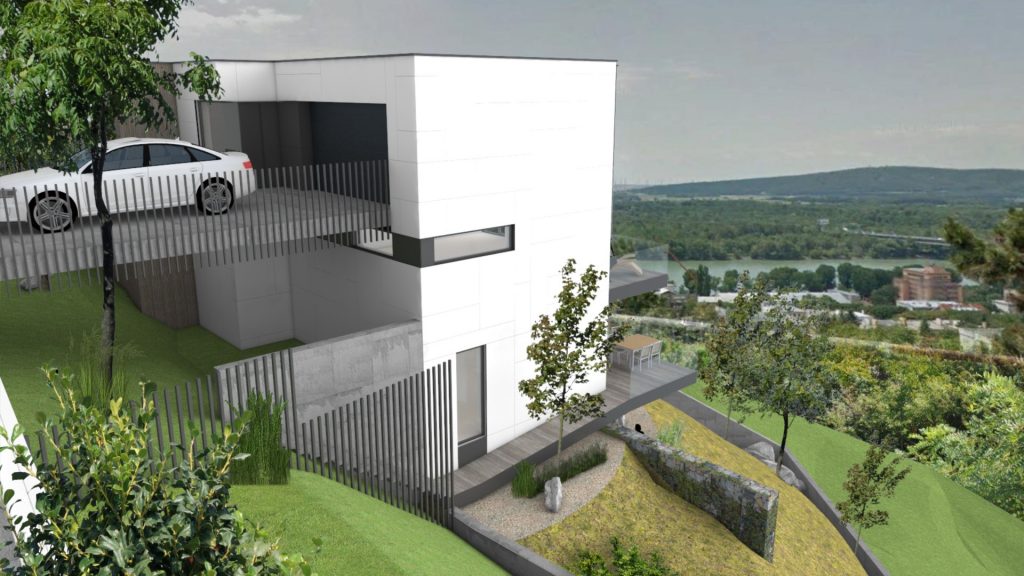 Rodinný dom vo Svahu parkovanie