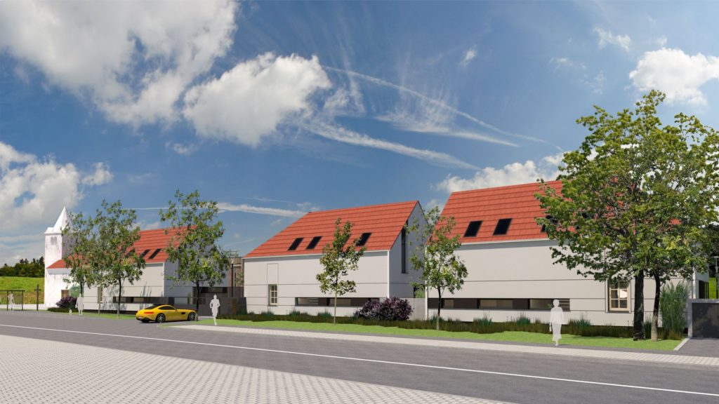 Castellum Rusovce Molnár-Peráček uličný pohľad