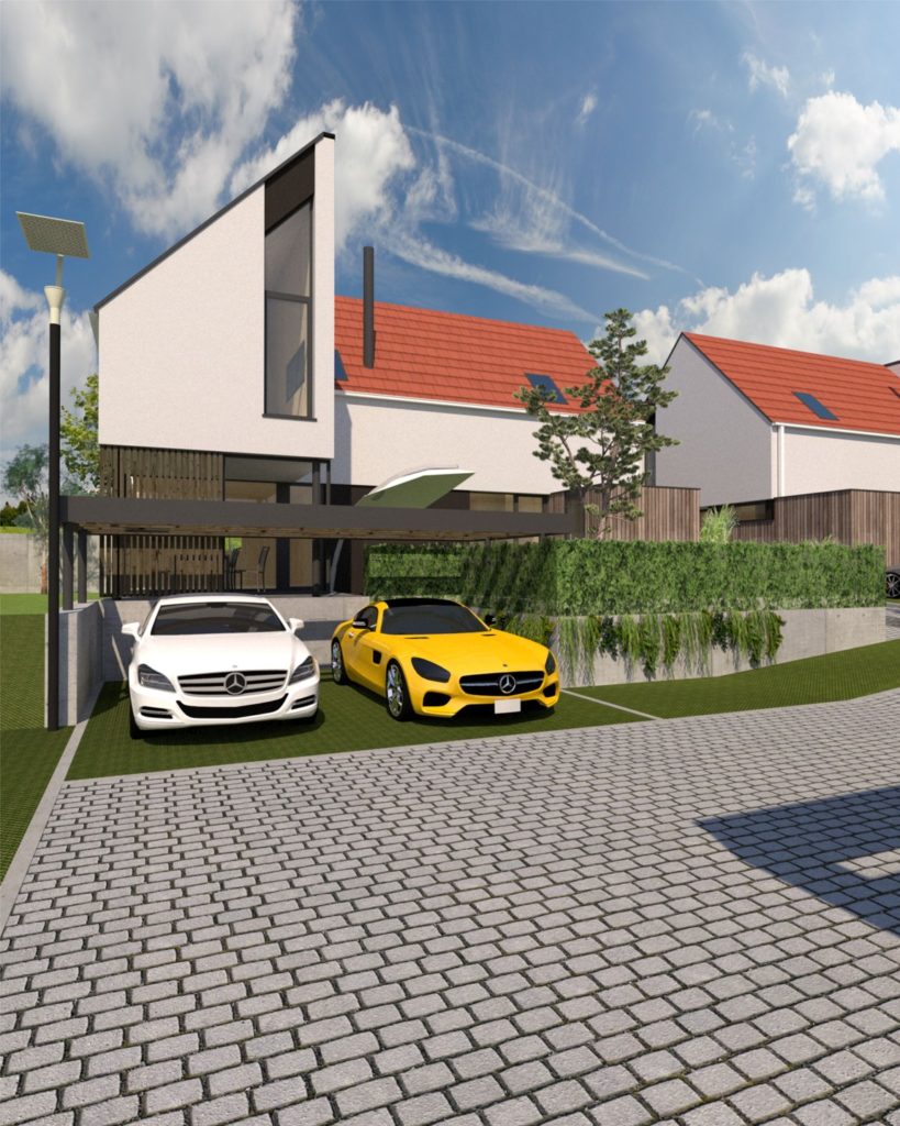 Castellum Rusovce Molnár-Peráček šikmá strecha