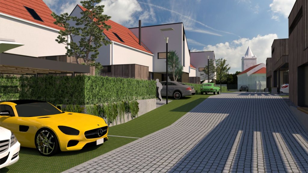 Castellum Rusovce Molnár-Peráček ulica svah