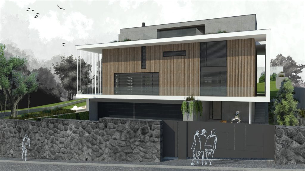 Vila na Partizánskej ulici terasa