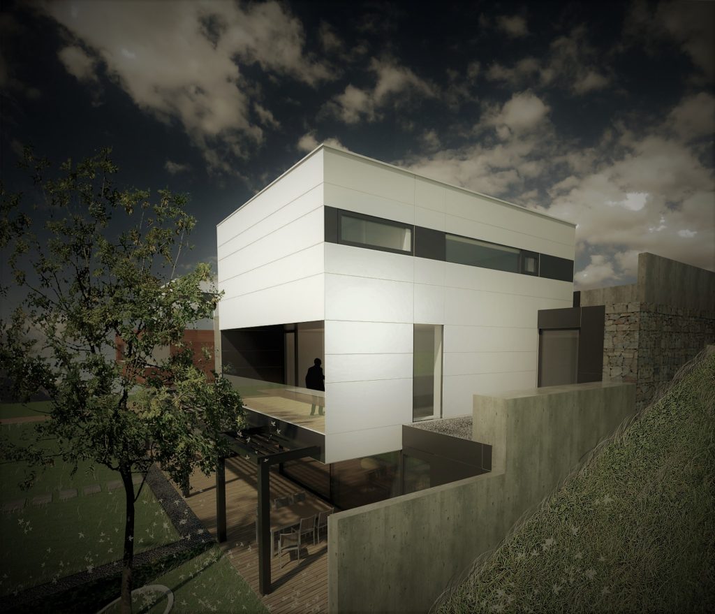 Vila na Bôriku svahovitý pozemok