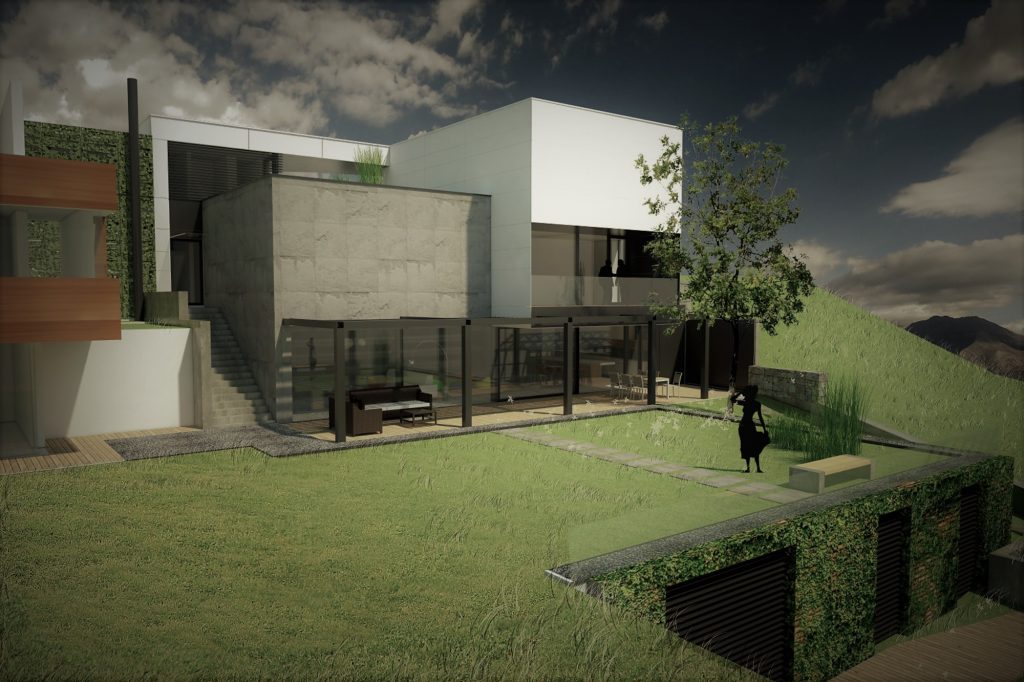 Vila na Bôriku záhrada