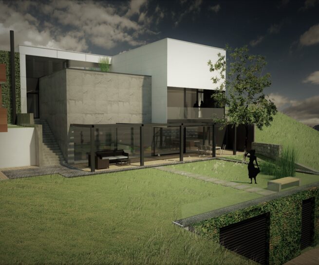 Vila na Bôriku záhrada