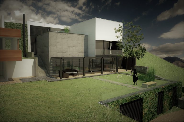 Vila na Bôriku záhrada