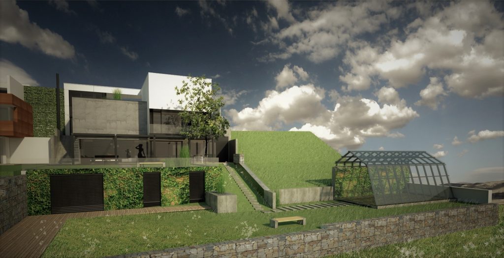 Vila na Bôriku vo svahu