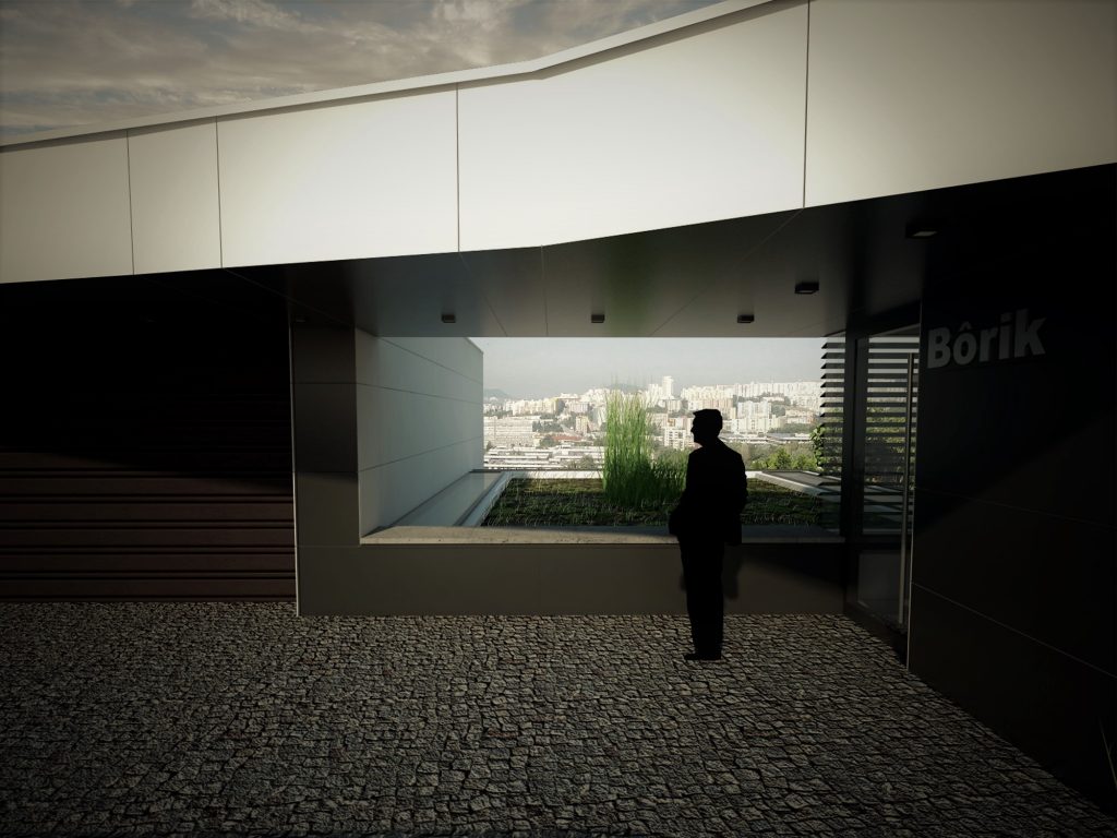 Vila na Bôriku perforovaná hmota