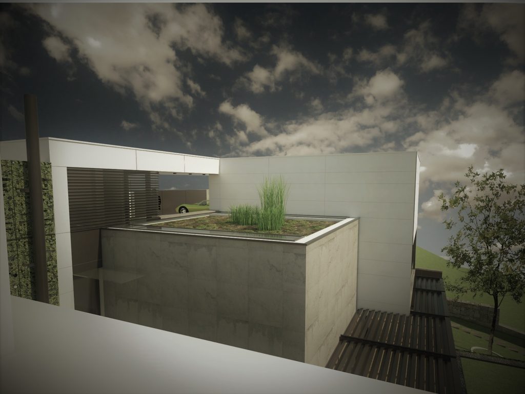 Vila na Bôriku terasa