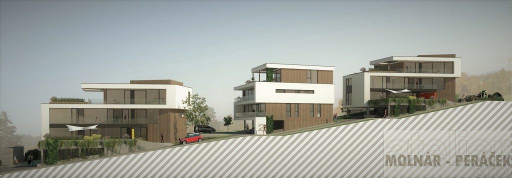 Viladomy, Bratislava - Jeséniova ulica bočný pohľad