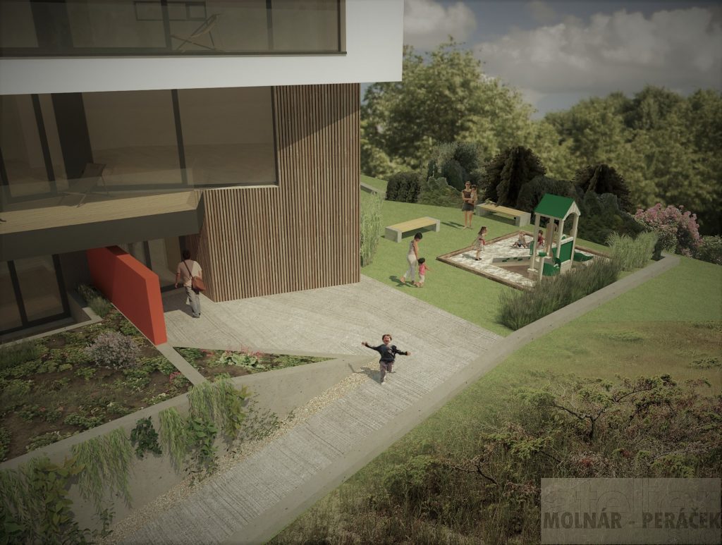 Viladomy, Bratislava - Jeséniova ulica záhrada