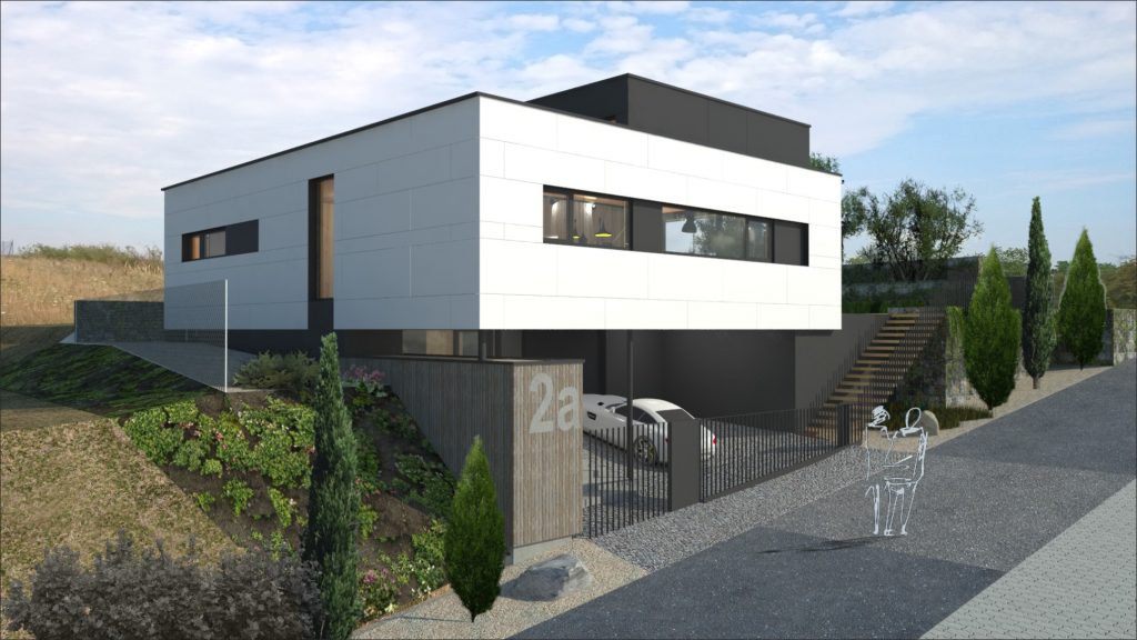 Drevodom Šenkvice pohľad z ulice