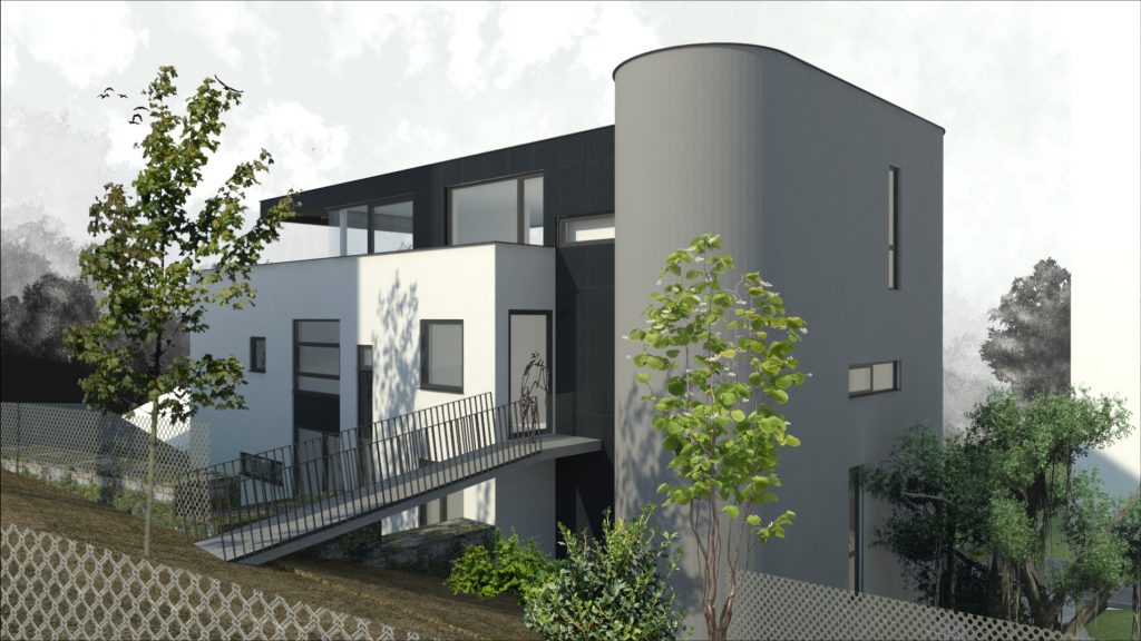 Štúdia bytového domu na Kramároch