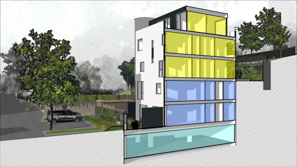 Štúdia bytovky na Kramároch