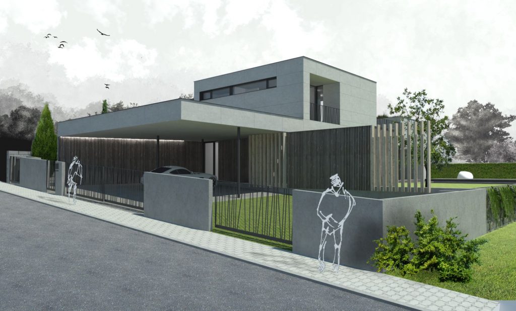 Rodinný dom Rodinný dom Malý Lapáš vstup