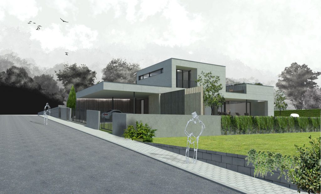 Rodinný dom Rodinný dom Malý Lapáš vizualizácia