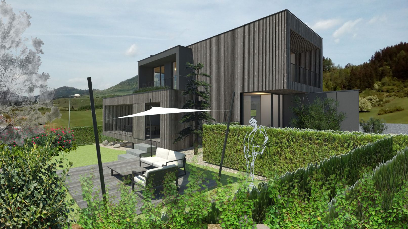 CLT drevodom Gbeľany vizualizácia 5