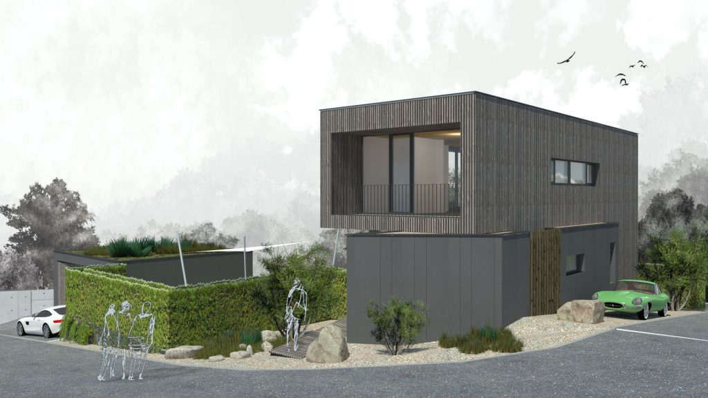 CLT drevodom Gbeľany vizualizácia 4