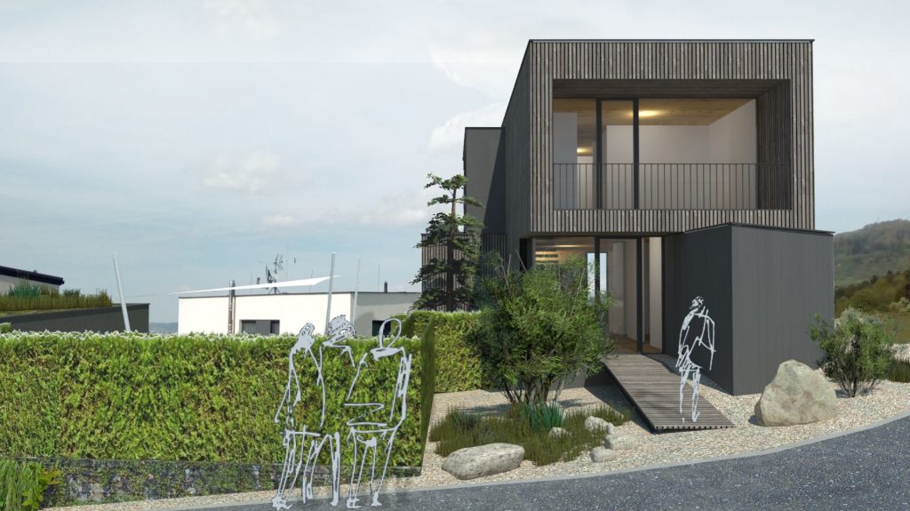 CLT drevodom Gbeľany vizualizácia 3