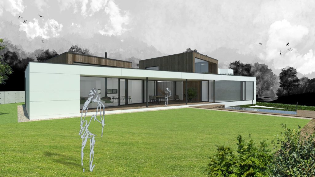 Projekt rodinného domu - štúdia