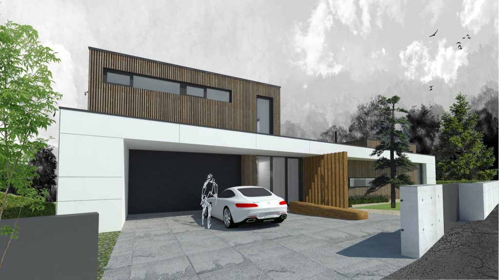 Projekt rodinného domu - vstup