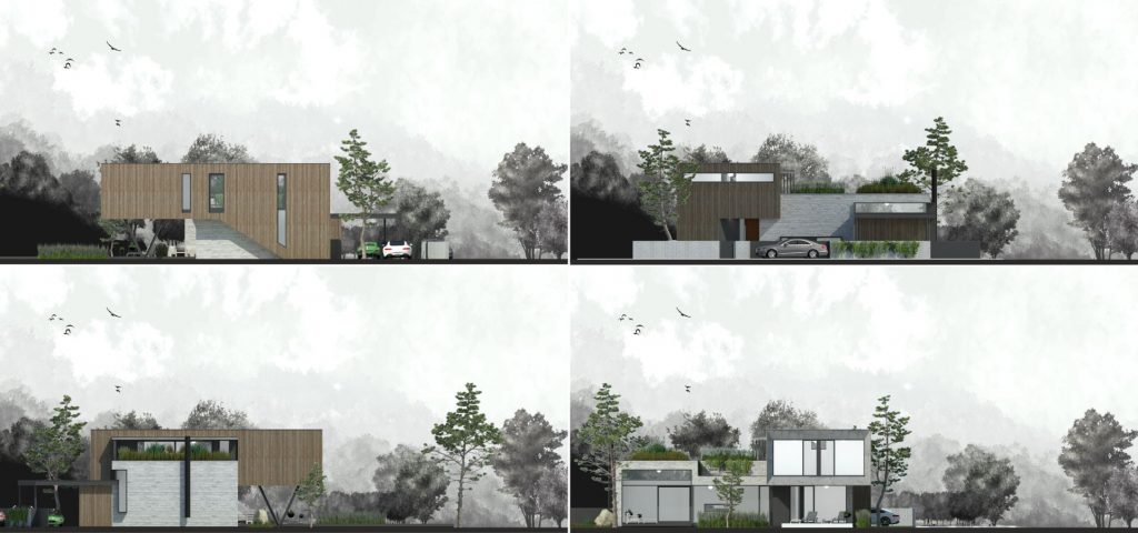 Rodinný dom Konská - projekt rodinného domu - pohlady