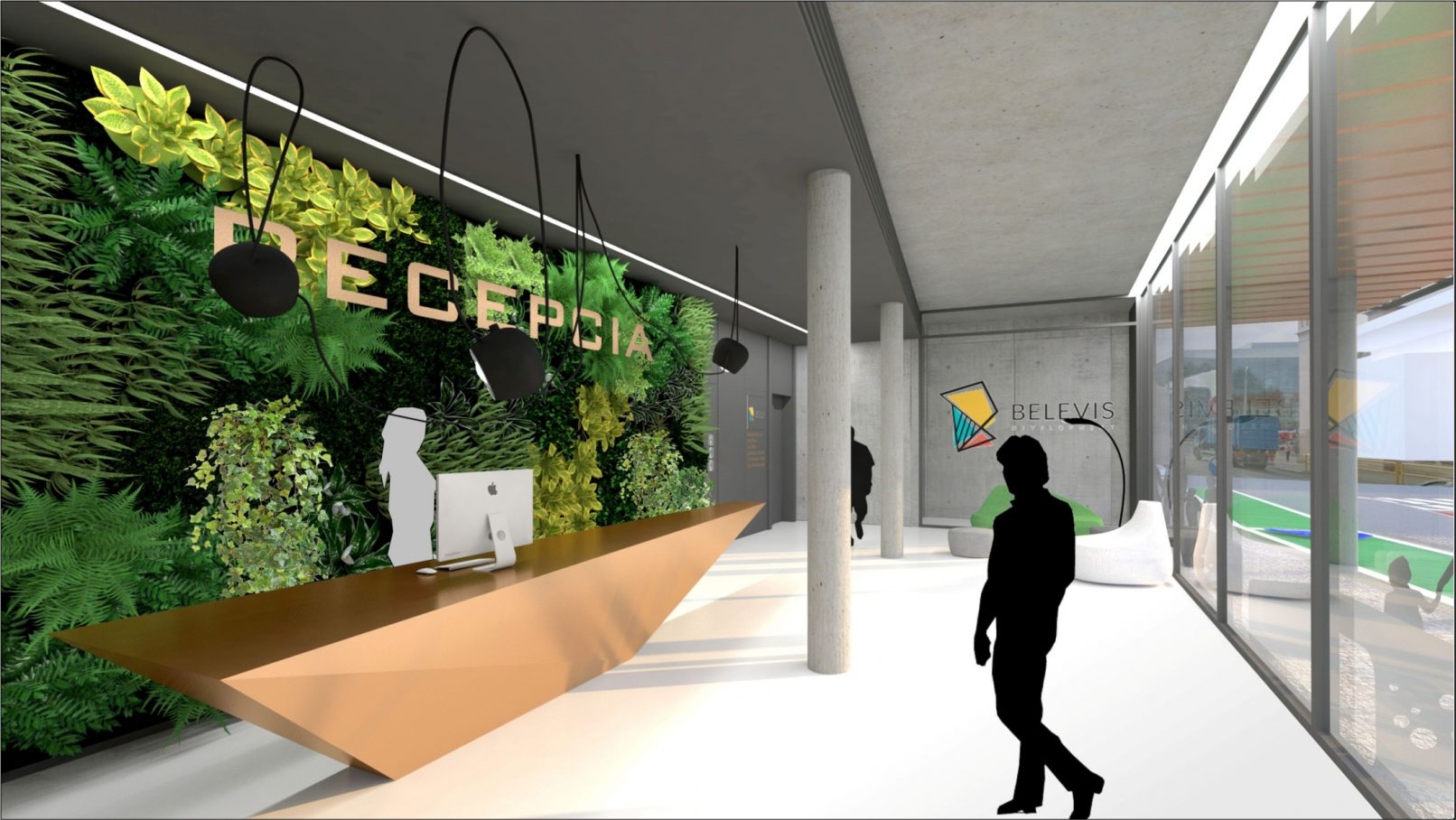 Polyfunkčný objekt architekti Molnár Peráček Nitra vizualizácia