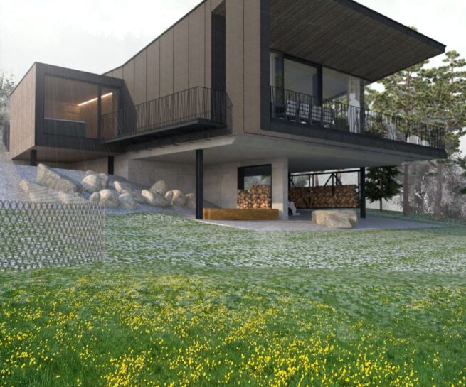 Drevodom Molnár Peráček Semmering 1