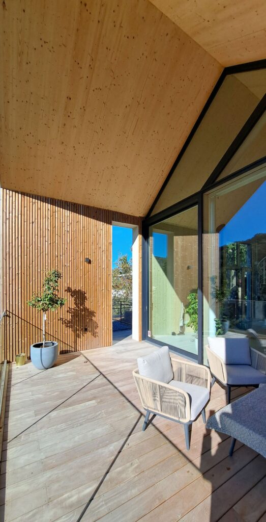 Dom CLT Peráček terasa