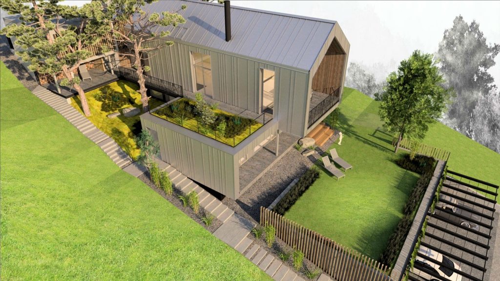 Drevodom z CLT Dúbravka vizualizácia 2