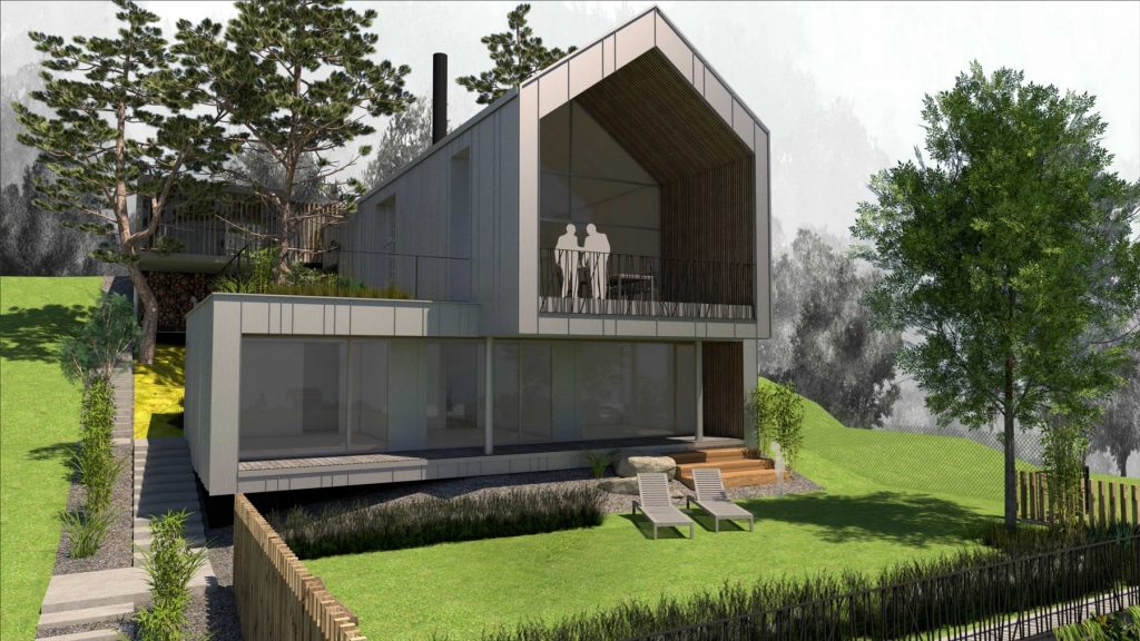 Drevodom z CLT Dúbravka vizualizácia 1