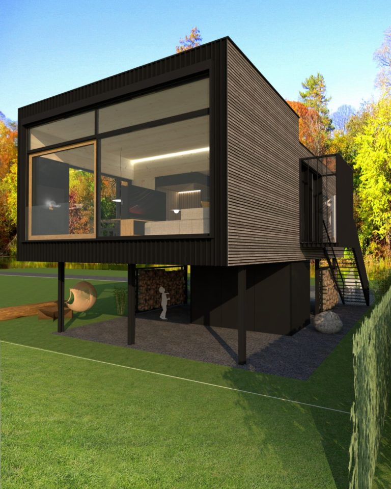 Rekreačná chata architekti Molnár Peráček štúdia titulka