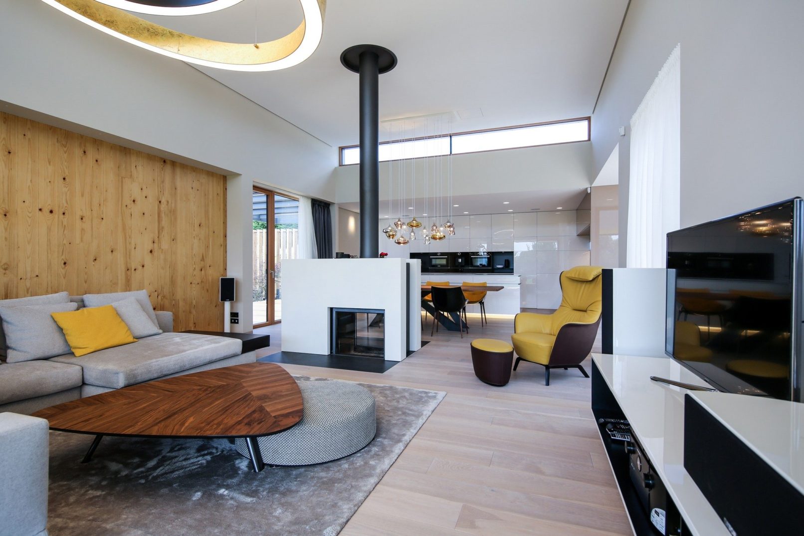 Molnár Peráček návrh interiéru obývačka