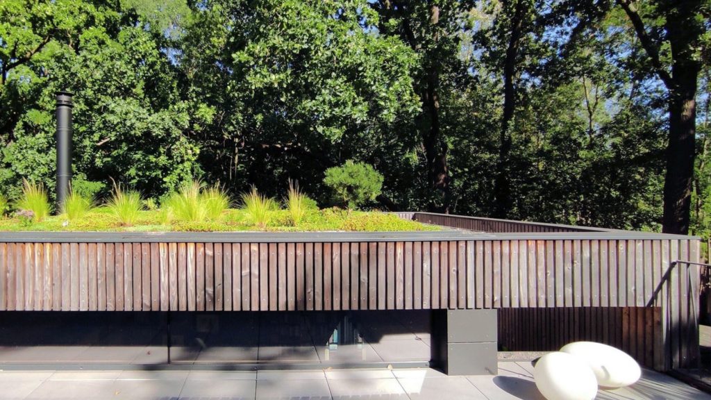 zelená strecha CLT drevodom