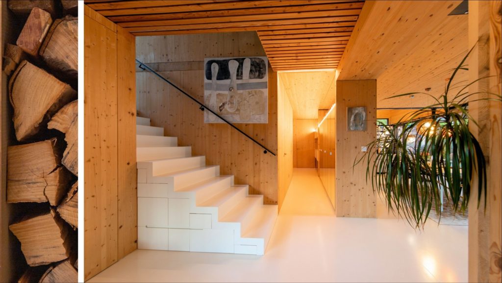 Drevodom schody liata podlaha