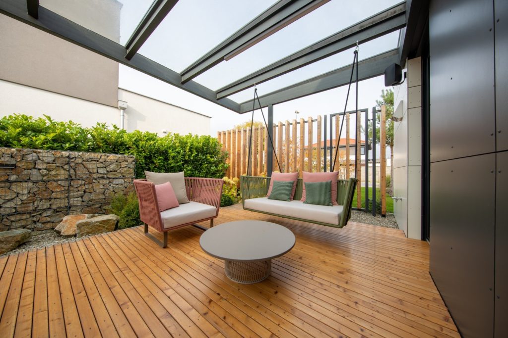 Molnár Peráček terasa CLT dom 3