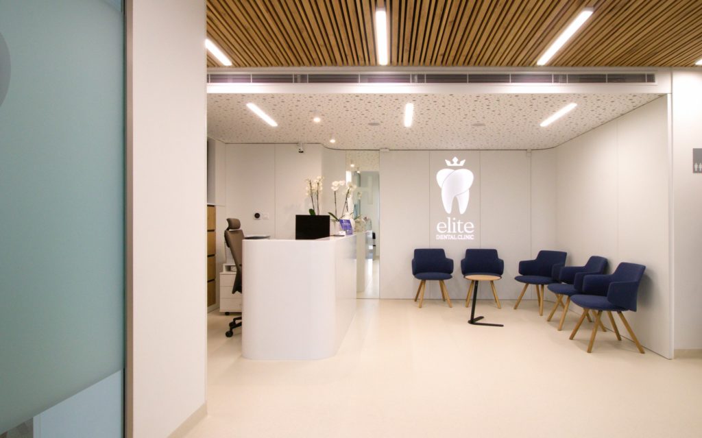 EDC zubná ambulancia Molnár Peráček recepcia