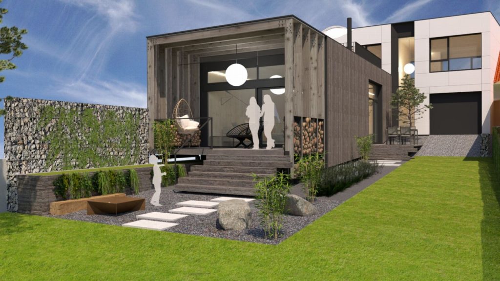 CLT32 drevodom projekt domu Molnár Peráček