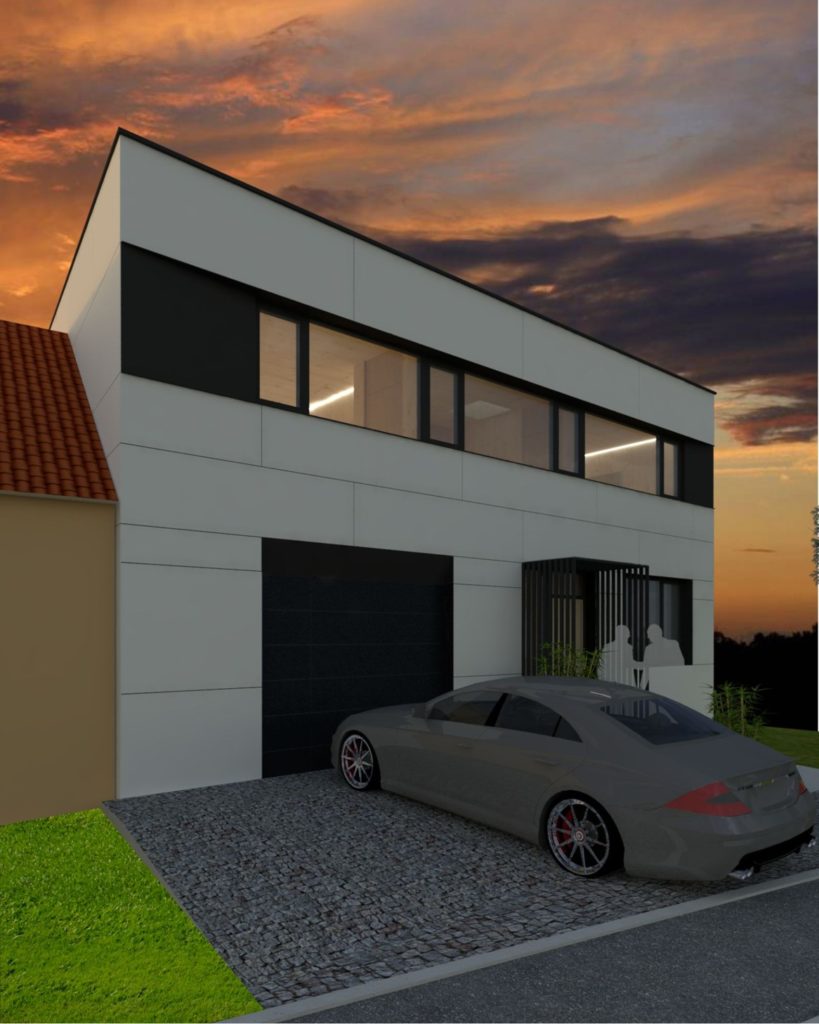 CLT32 drevodom fasáda Cembrit Molnár Peráček