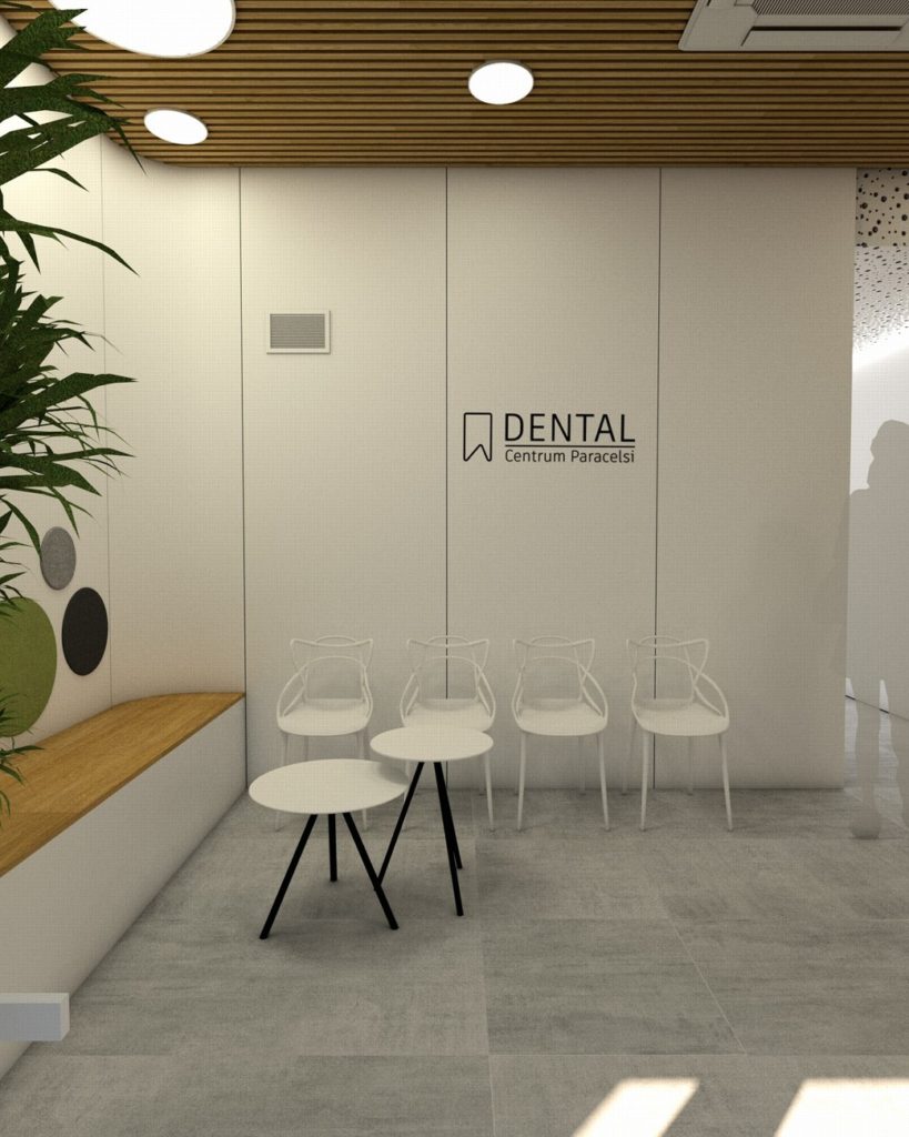 Interiér zubnej ambulancie čakáreň Molnár Peráček