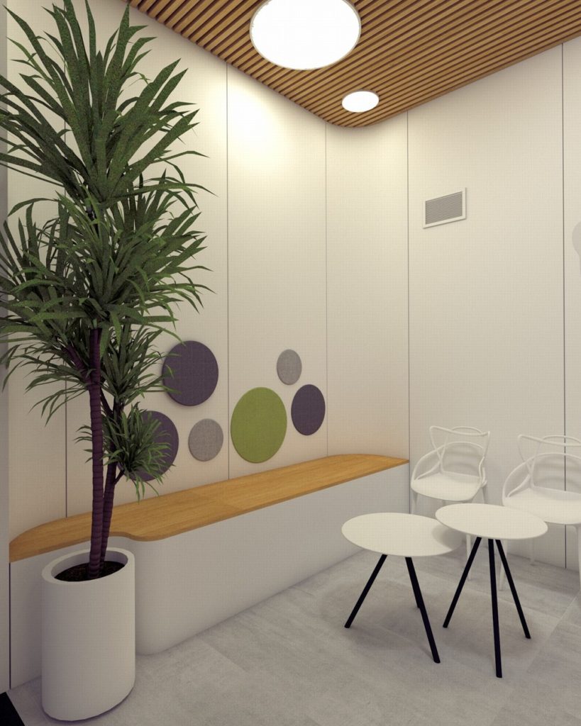 Interiér zubnej ambulancie lavica Molnár Peráček