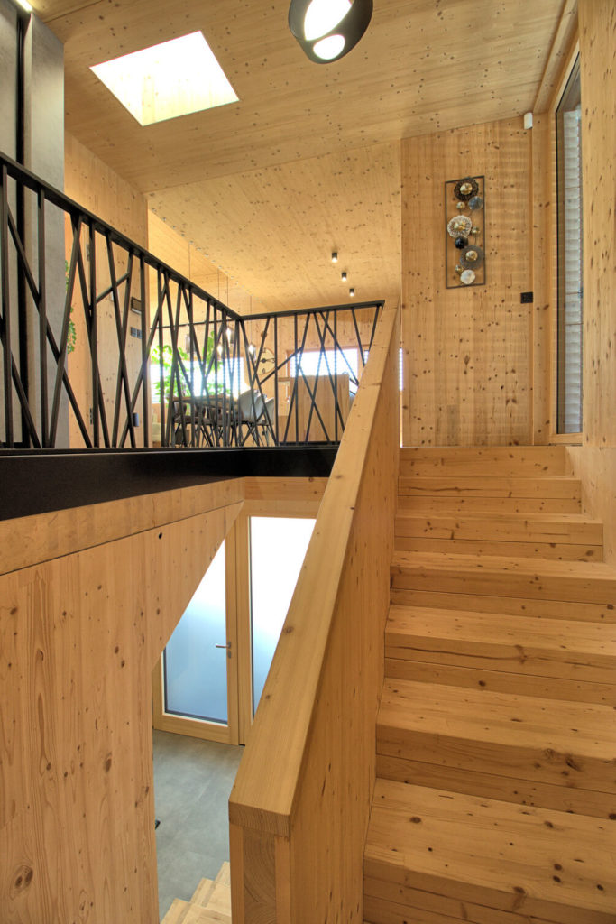 Rodinný dom CLT 14 zábradlie Peráček